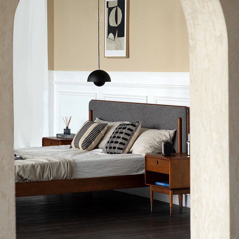 睡個好覺吧！Have a Sweet Dream, 柚木床架｜實木床架, Retro 復古摩登實木家具, 北歐家具 | Vintage Retro 實木床架-10