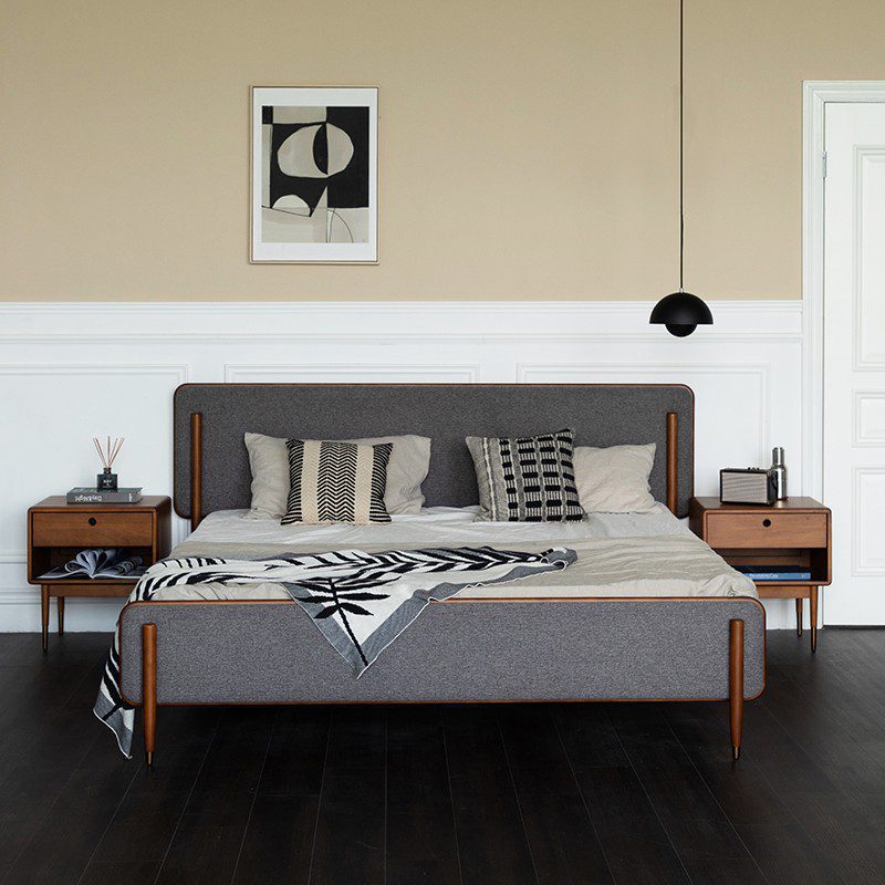 睡個好覺吧！Have a Sweet Dream, 柚木床架｜實木床架, Retro 復古摩登實木家具, 北歐家具 | Vintage Retro 實木床架-9