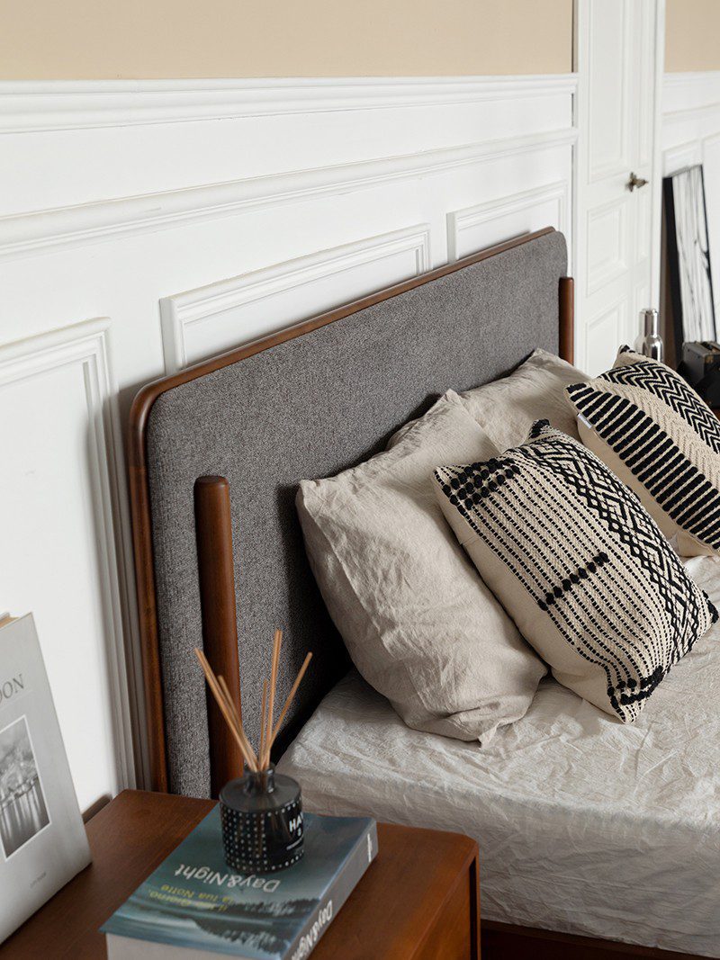 睡個好覺吧！Have a Sweet Dream, 柚木床架｜實木床架, Retro 復古摩登實木家具, 北歐家具 | Vintage Retro 實木床架-12