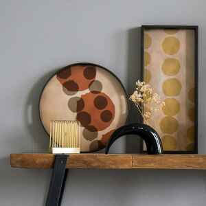 收藏 | 玩具 | 小物, 比利時原木實木家具｜Ethnicraft, 當代設計家具, Notre Monde 美國輕奢家飾 筆墨暈染酒红玻璃托盤-38