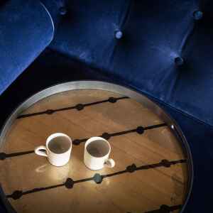 收藏 | 玩具 | 小物, 比利時原木實木家具｜Ethnicraft, 當代設計家具, Notre Monde 美國輕奢家飾 星沉夜幕波光玻璃托盤-21