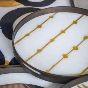 Notre Monde 美國輕奢家飾 光起黎明波光玻璃托盤-19