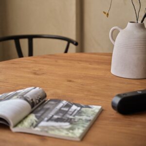 實木餐桌, dBodhi 工業風家具, 靈魂老柚木家具 Artisan 懷舊簡約圓餐桌-20