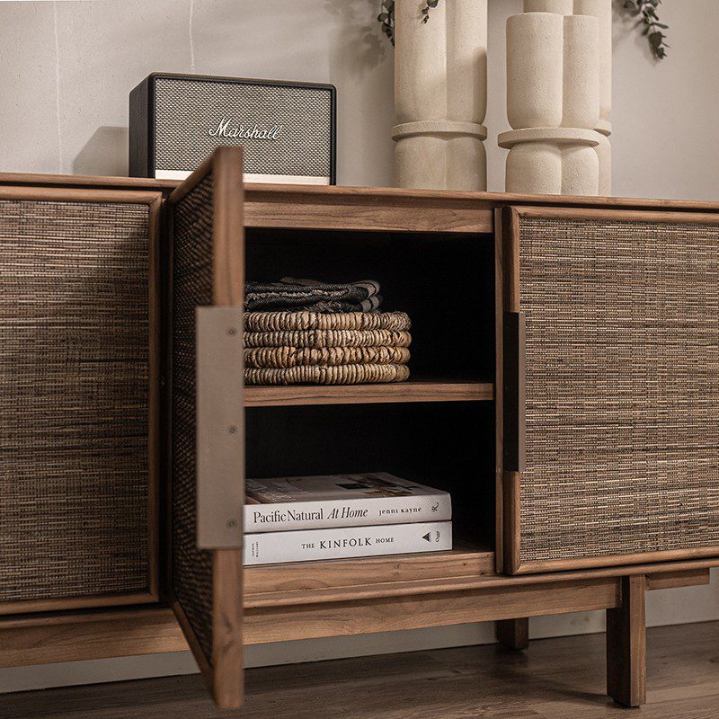 邊櫃, dBodhi 工業風家具, 靈魂老柚木家具 Grace 四門邊櫃-13