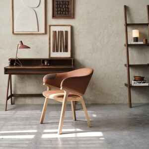 餐椅, 書桌椅, Mountain Living 家具系列, 當代設計家具 Patch 皮革橡木座椅-37