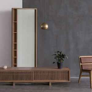 鏡子 | 屏風, Air Division 新加坡獲獎實木家具, 當代設計家具 Reflect 長鏡-23