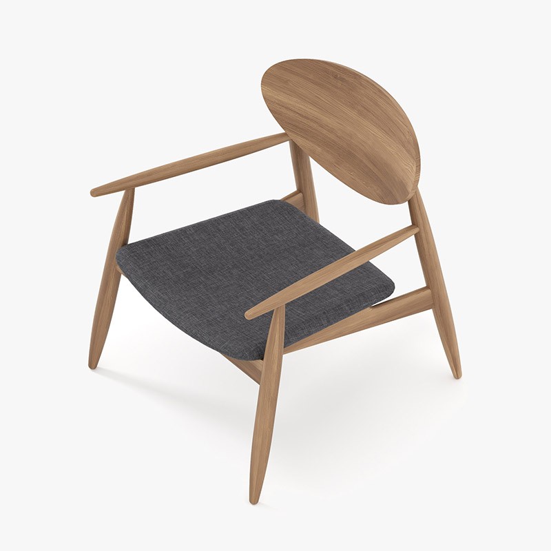 睡個好覺吧！Have a Sweet Dream, 休閒椅, Air Division 新加坡獲獎實木家具, 極簡設計家具 Grace 軟墊休閒椅-14