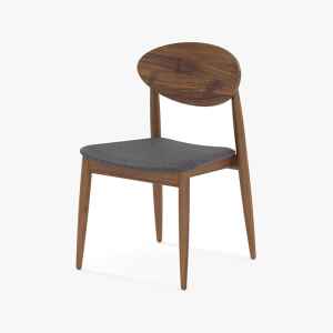 餐椅, 書桌椅, Air Division 新加坡獲獎實木家具, 極簡設計家具 Grace 軟墊單椅-43