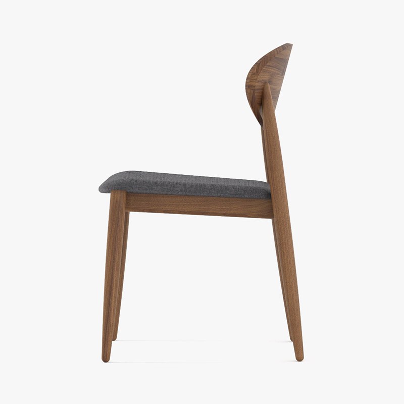 餐椅, 書桌椅, Air Division 新加坡獲獎實木家具, 極簡設計家具 Grace 軟墊單椅-11