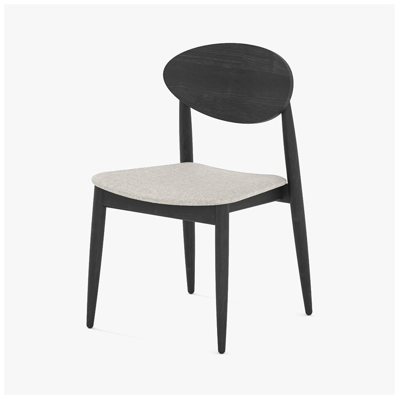餐椅, 書桌椅, Air Division 新加坡獲獎實木家具, 極簡設計家具 Grace 軟墊單椅-15