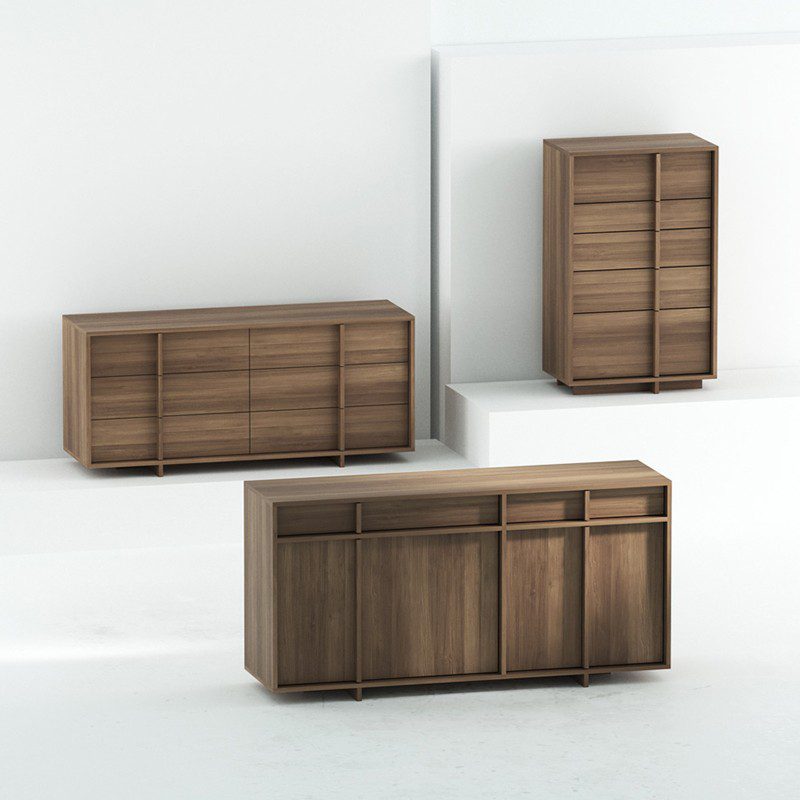 睡個好覺吧！Have a Sweet Dream, 邊櫃, 斗櫃, Air Division 新加坡獲獎實木家具, 極簡設計家具 Norton 五抽斗櫃-9