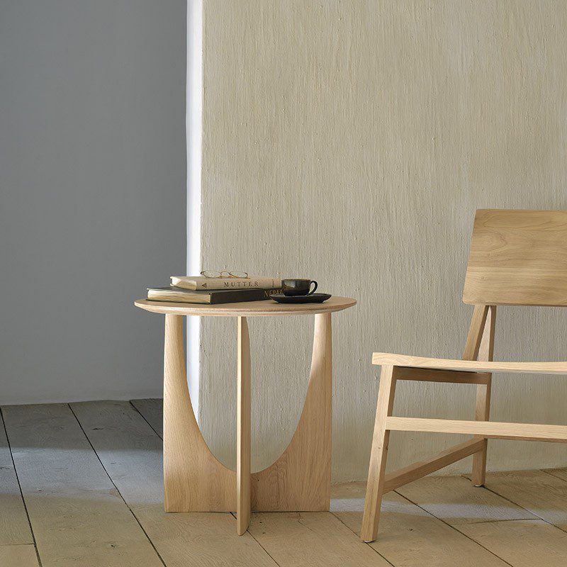 睡個好覺吧！Have a Sweet Dream, 邊几, 比利時原木實木家具｜Ethnicraft, 極簡設計家具, 當代設計家具 Geometric 邊几-10