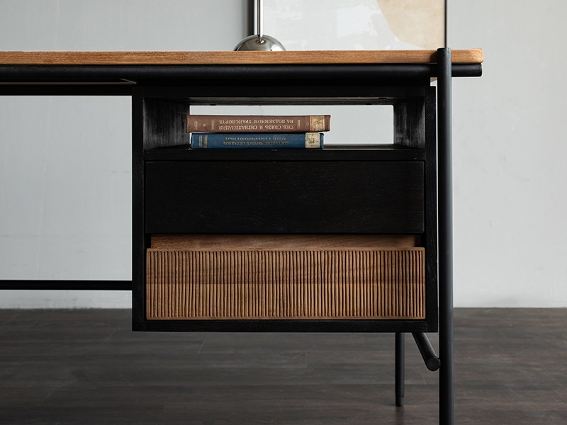 實木書桌, 比利時原木實木家具｜Ethnicraft, 當代設計家具 Oscar 書桌-20