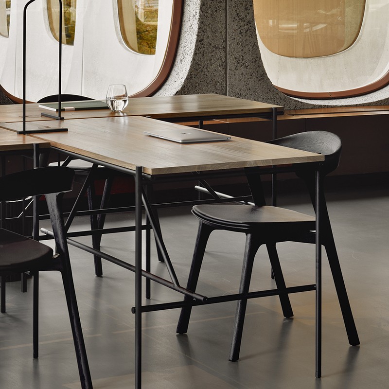 實木書桌, 比利時原木實木家具｜Ethnicraft, 當代設計家具 Oscar 書桌-12