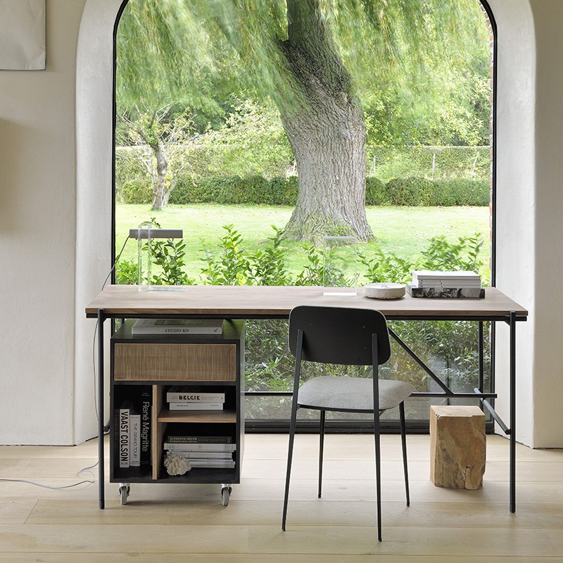 實木書桌, 比利時原木實木家具｜Ethnicraft, 當代設計家具 Oscar 書桌-13