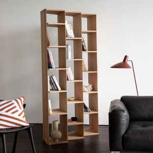 高櫃, 書架書櫃, 比利時原木實木家具｜Ethnicraft, 極簡設計家具 Stairs Rack 雙面穿透儲物櫃-38