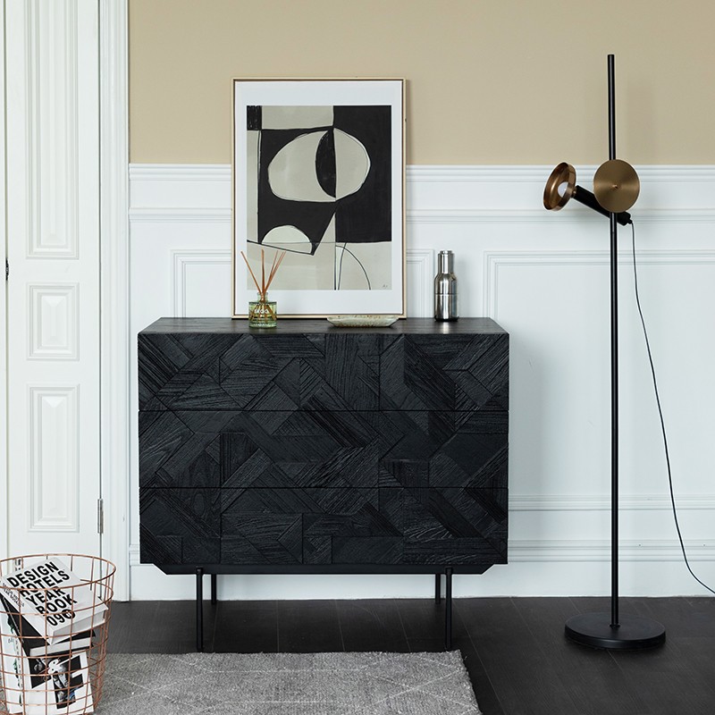 睡個好覺吧！Have a Sweet Dream, 邊櫃, 斗櫃, 比利時原木實木家具｜Ethnicraft, 當代設計家具 Graphic 幾何斗櫃-12