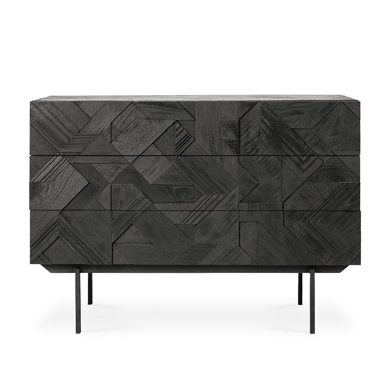 睡個好覺吧！Have a Sweet Dream, 邊櫃, 斗櫃, 比利時原木實木家具｜Ethnicraft, 當代設計家具 Graphic 幾何斗櫃-15