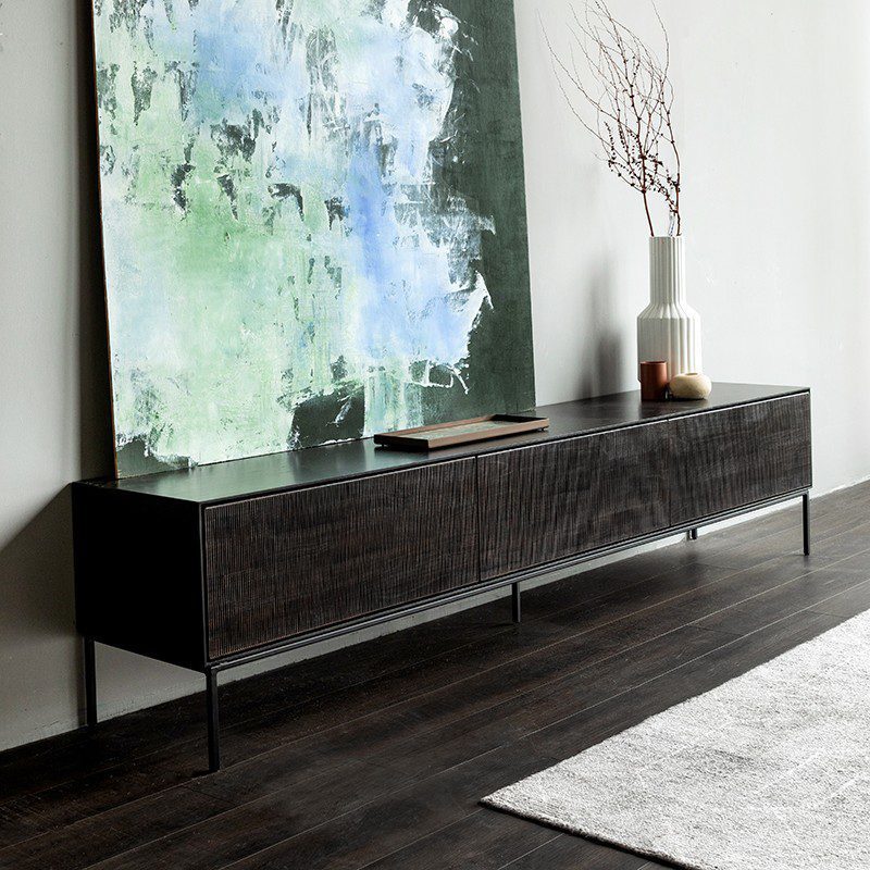 電視櫃, 比利時原木實木家具｜Ethnicraft, 極簡設計家具 Grooves 電視櫃-9