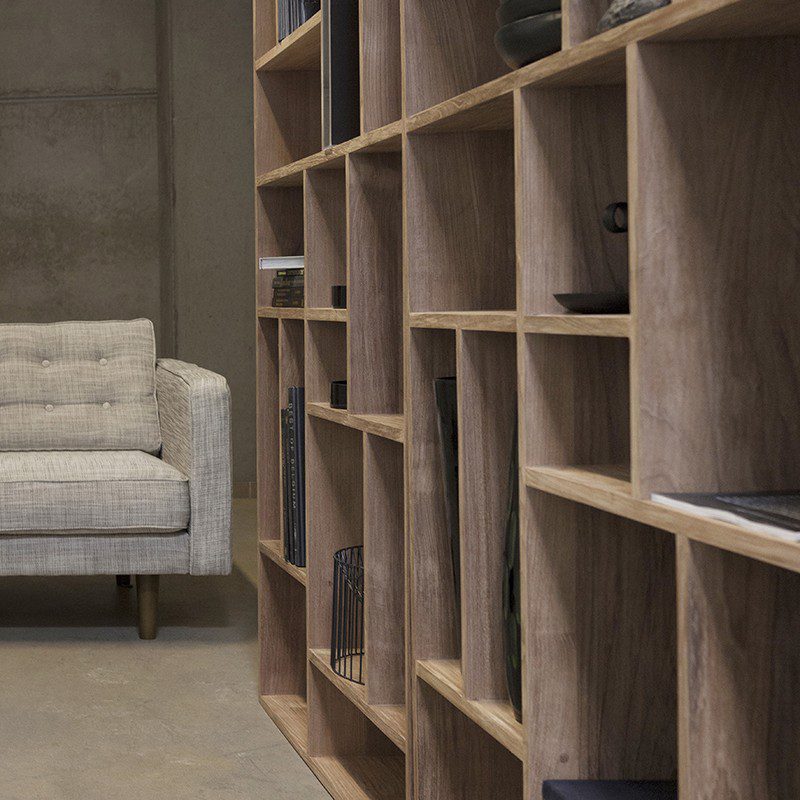 玄關, 高櫃, 書架書櫃, 比利時原木實木家具｜Ethnicraft, 當代設計家具 M Rack 幾何解構高櫃 (L)-13