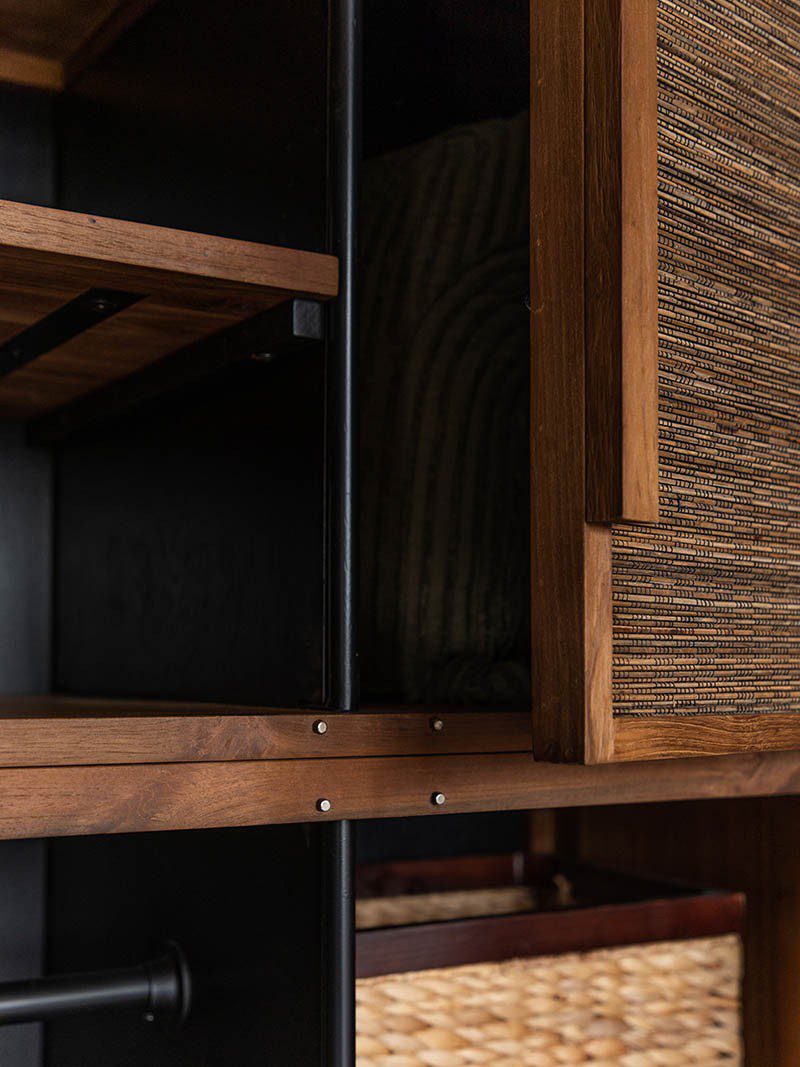 衣櫥 | 高櫃, dBodhi 工業風家具, 靈魂老柚木家具 Coco 寧靜韶光四門儲物衣櫃-15