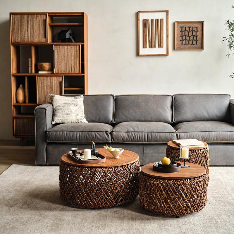 咖啡桌, dBodhi 工業風家具, 靈魂老柚木家具 Knut 咖啡桌組-10