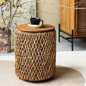 邊几, dBodhi 工業風家具, 靈魂老柚木家具 Knut 邊几-26