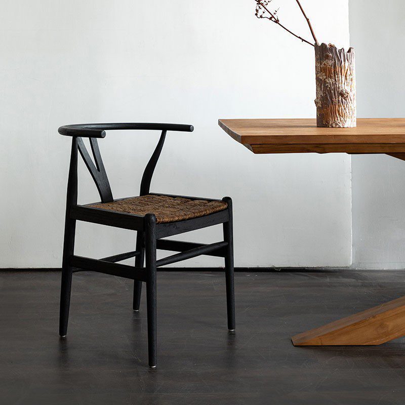 餐椅, 書桌椅, dBodhi 工業風家具, 靈魂老柚木家具 Caterpillar Twin 原野編織餐椅-15