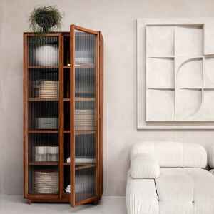 Motion 二門五層玻璃儲物櫃