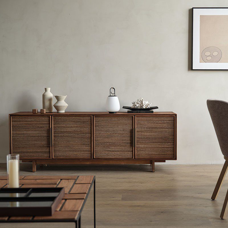 邊櫃, dBodhi 工業風家具, 靈魂老柚木家具 Grace 四門邊櫃-9