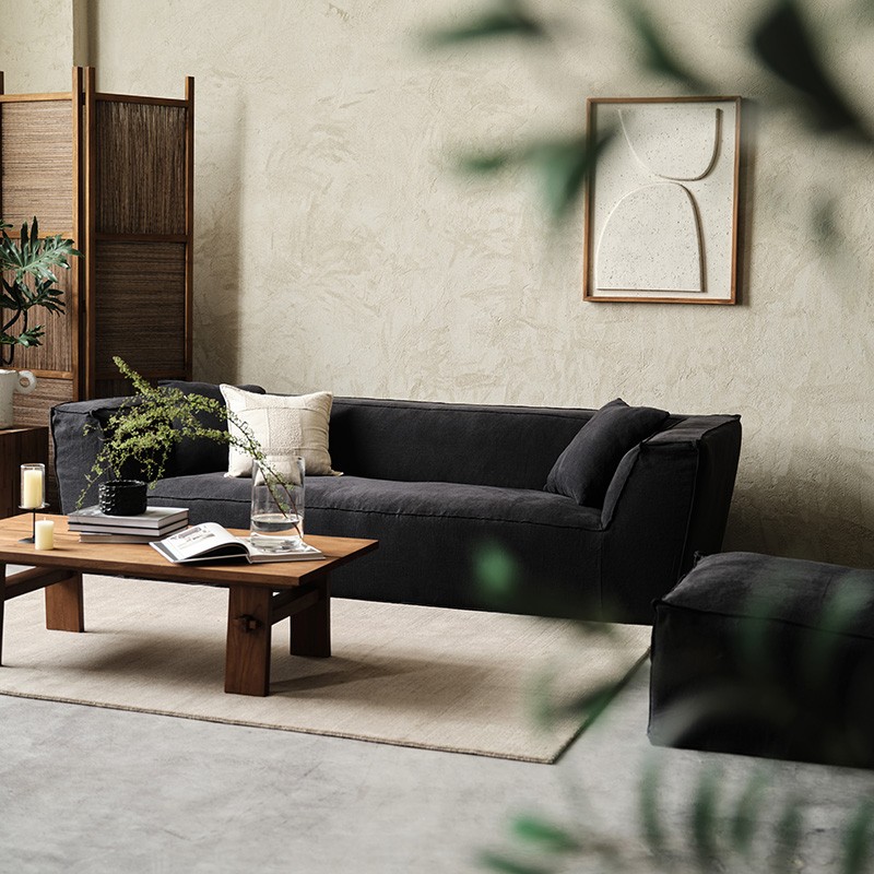 沙發, Mountain Living 家具系列, 當代設計家具 Aura 布藝沙發-11
