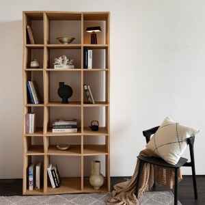 玄關, 高櫃, 書架書櫃, 比利時原木實木家具｜Ethnicraft, 當代設計家具 Z Rack 展示壁面櫃-48