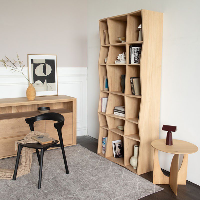 玄關, 高櫃, 書架書櫃, 比利時原木實木家具｜Ethnicraft, 當代設計家具 Z Rack 展示壁面櫃-9