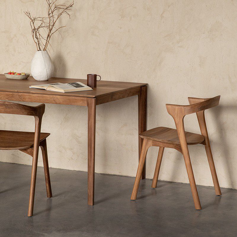 餐椅, 書桌椅, 比利時原木實木家具｜Ethnicraft, 極簡設計家具 Bok 餐椅-12
