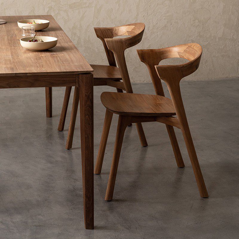 餐椅, 書桌椅, 比利時原木實木家具｜Ethnicraft, 極簡設計家具 Bok 餐椅-11