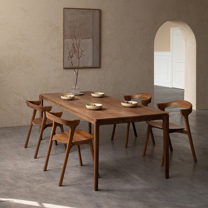 實木餐桌, 比利時原木實木家具｜Ethnicraft, 極簡設計家具 Bok 餐桌-10