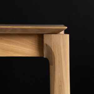 實木餐桌, 比利時原木實木家具｜Ethnicraft, 極簡設計家具, 當代設計家具 Bok 側開滑軌延伸餐桌-34