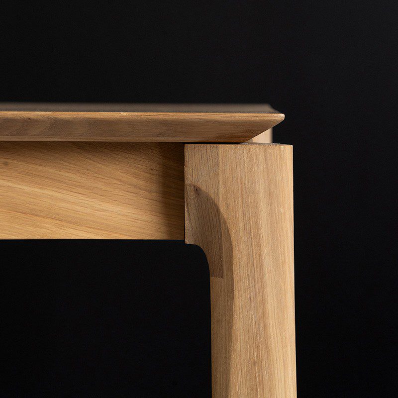 實木餐桌, 比利時原木實木家具｜Ethnicraft, 極簡設計家具, 當代設計家具 Bok 側開滑軌延伸餐桌-21