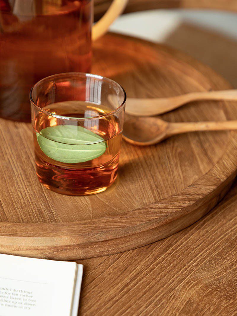 咖啡桌, dBodhi 工業風家具, 靈魂老柚木家具 Coco 寧靜韶光楕圓雙層茶几-14