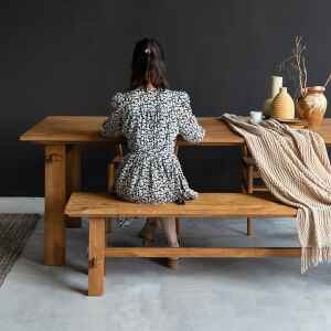 長凳, dBodhi 工業風家具, 靈魂老柚木家具 Artisan 懷舊簡約長凳-20