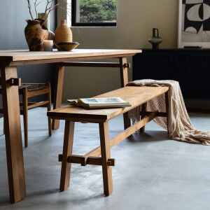 長凳, dBodhi 工業風家具, 靈魂老柚木家具 Artisan 懷舊簡約長凳-47