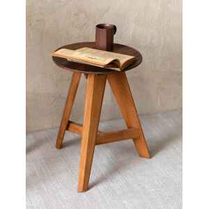 餐椅, dBodhi 工業風家具, 靈魂老柚木家具 Berri 三腳椅凳-18