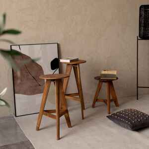 吧台, dBodhi 工業風家具, 靈魂老柚木家具 Berri 三腳中島椅-19