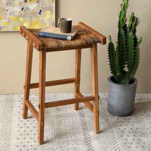 吧台, dBodhi 工業風家具, 靈魂老柚木家具 Caterpillar Flores 原野編織中島椅-34