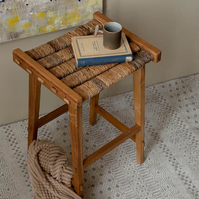 吧台, dBodhi 工業風家具, 靈魂老柚木家具 Caterpillar Flores 原野編織中島椅-12