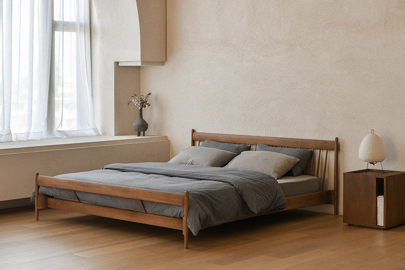 睡個好覺吧！Have a Sweet Dream, 柚木床架｜實木床架, Air Division 新加坡獲獎實木家具, 極簡設計家具 Aviator 柚木床架-11