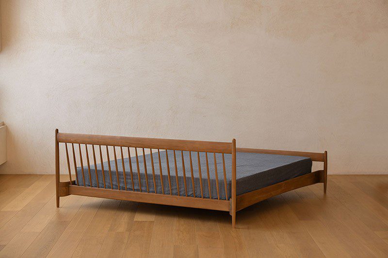 睡個好覺吧！Have a Sweet Dream, 柚木床架｜實木床架, Air Division 新加坡獲獎實木家具, 極簡設計家具 Aviator 柚木床架-15