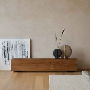 電視櫃, Air Division 新加坡獲獎實木家具, 極簡設計家具 Crater 電視櫃-29