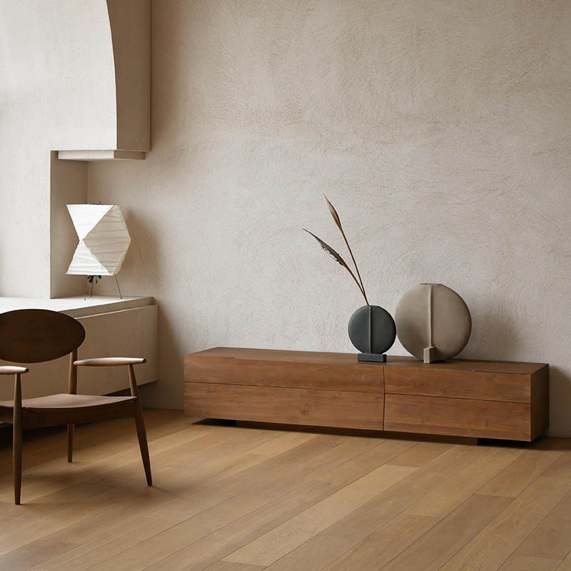 電視櫃, Air Division 新加坡獲獎實木家具, 極簡設計家具 Crater 電視櫃-10