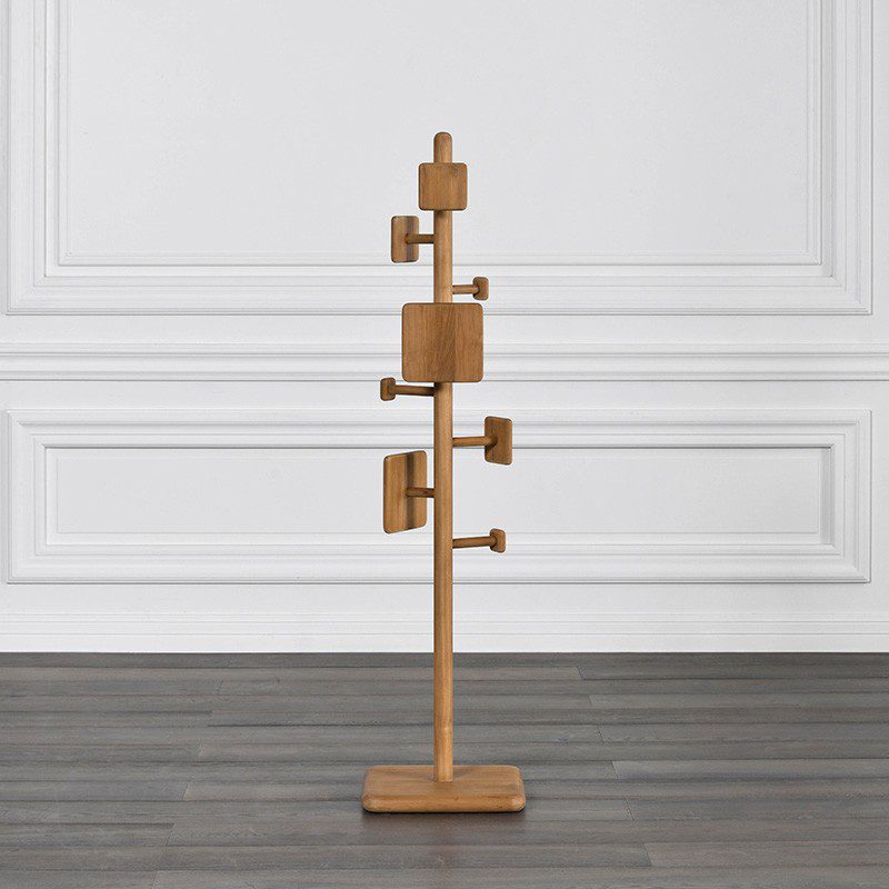 衣櫥 | 高櫃, 衛浴家具, 收藏 | 玩具 | 小物, Air Division 新加坡獲獎實木家具, 極簡設計家具 Square 掛衣桿-10